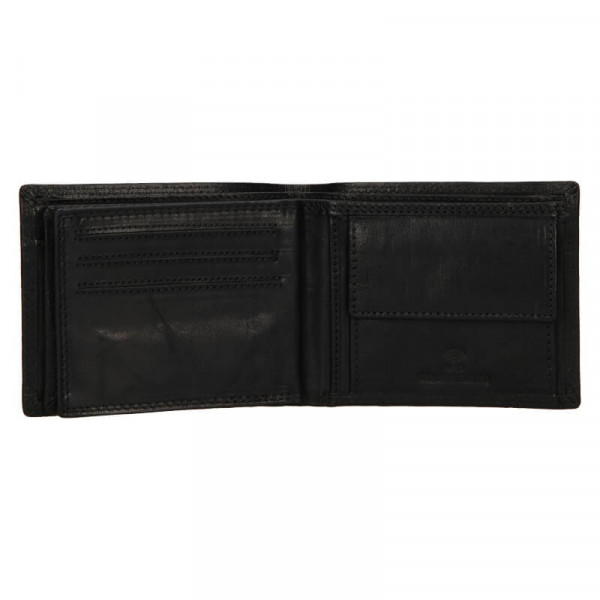 Pánská kožená peněženka SendiDesign Citez - černá