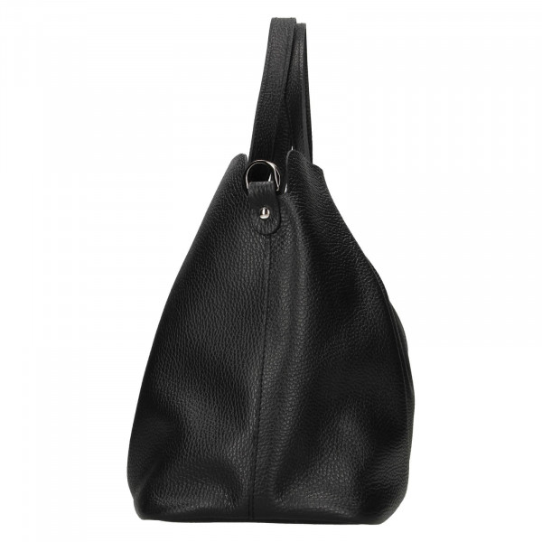 Dámská kožená kabelka Facebag Karla - černá