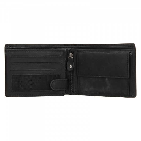 Pánská kožená peněženka Mustang Dorte - černá