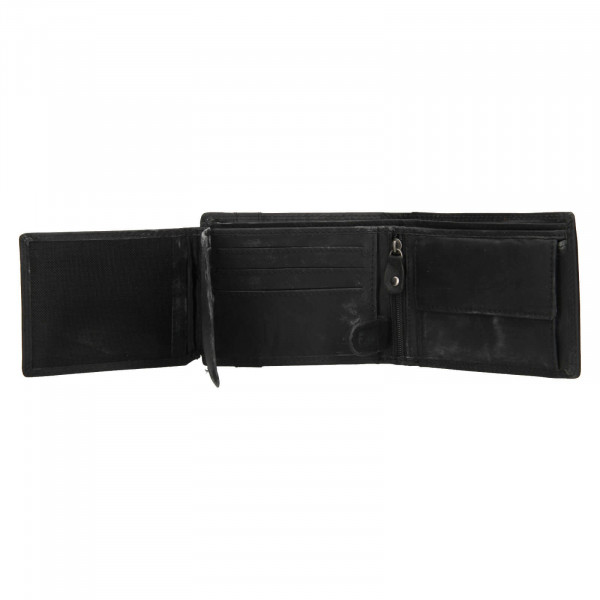 Pánská kožená peněženka Mustang Dorte - černá
