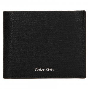 Pánská kožená peněženka Calvin Klein Venok - černá
