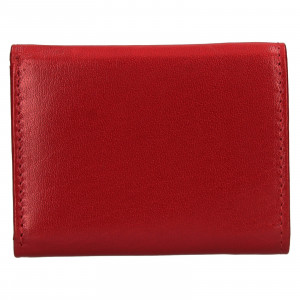 Dámská kožená slim peněženka Lagen Déborah - červená