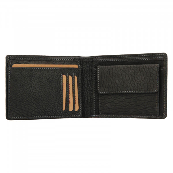 Pánská kožená peněženka Lagen Lorences - černá