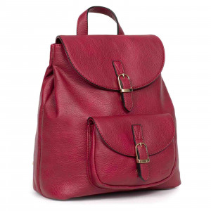 Elegantní dámský batoh Hexagona Cipra - tmavě červená