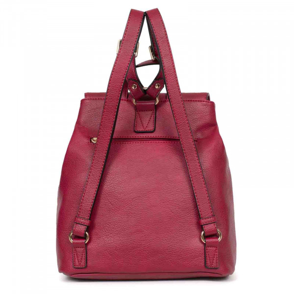 Elegantní dámský batoh Hexagona Cipra - tmavě červená