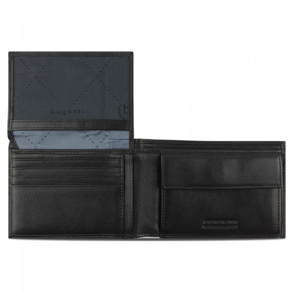 Pánská kožená peněženka Bugatti Neomes - černá