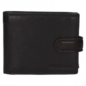 Pánská kožená peněženka SendiDesign Chore - černá