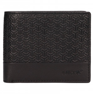 Pánská kožená peněženka Lagen Dalibors - černá