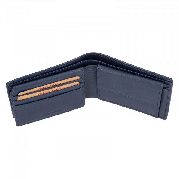 Pánská kožená peněženka Lagen Dalibors - modrá