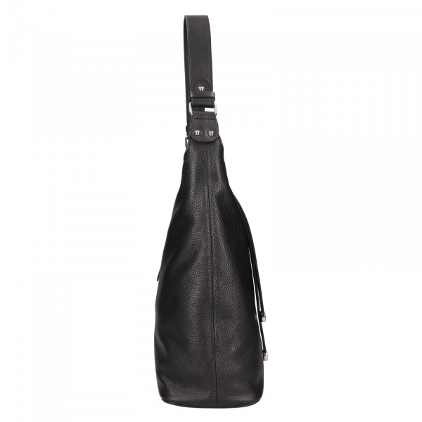 Dámská kožená kabelka Facebag Filonna - černá