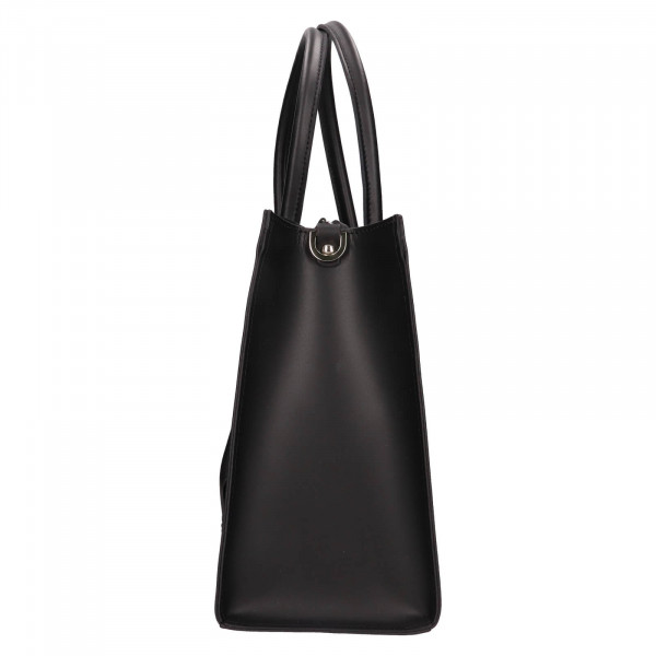 Luxusní dámská kožená kabelka Facebag Aristea - černá