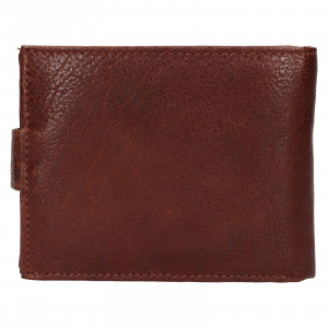 Pánská kožená peněženka Mustang Banel - hnědá