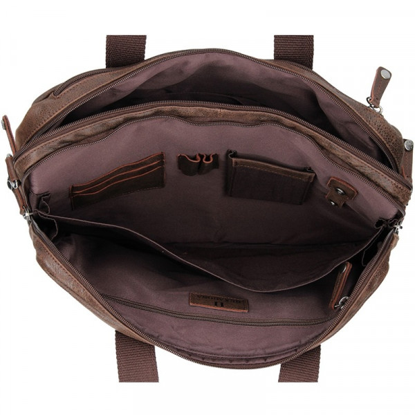 Pánská kožená taška přes rameno Hexagona Tomass