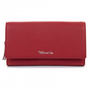 Dámská kožená peněženka Tamaris Edvina - červená