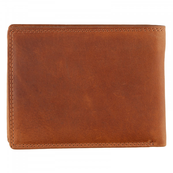 Pánská kožená peněženka DSTRCT Maxim - koňak