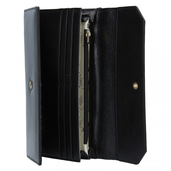 Dámská kožená peněženka Monnari 0040 - černá