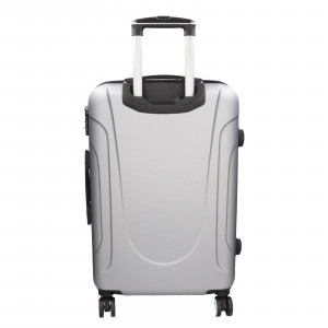 Cestovní kufr Madisson Lente M - stříbrná