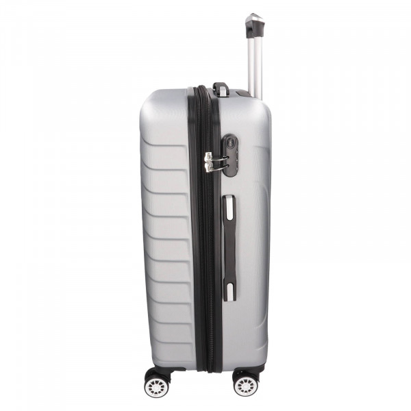 Cestovní kufr Madisson Lente L - stříbrná