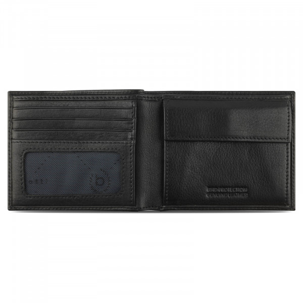 Pánská kožená peněženka Bugatti Adire - černá