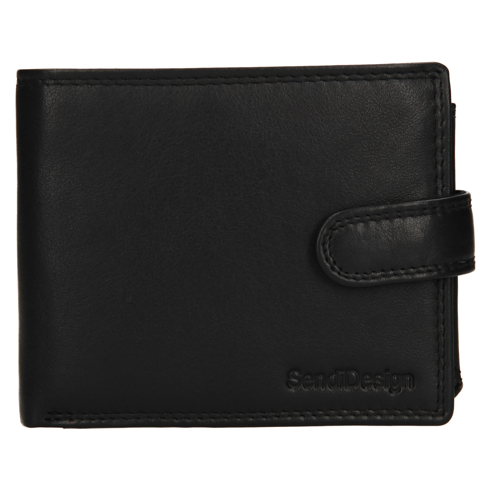 Pánská kožená peněženka SendiDesign Perres - černá