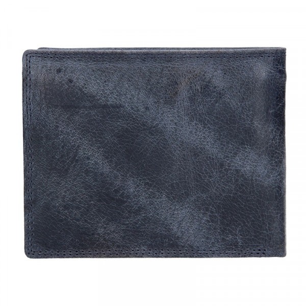 Pánská kožená peněženka DD Anekta Robin - modrá