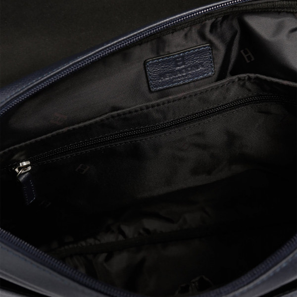 Pánská celokožená taška přes rameno Hexagona Sammer - černá
