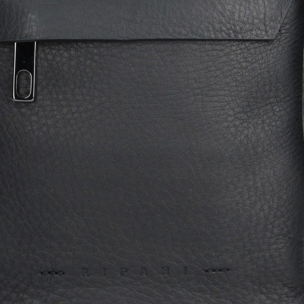 Luxusní kožená panská taška Ripani Orion - černá