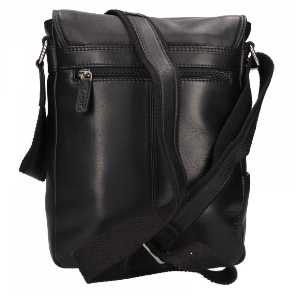 Pánská kožená taška přes rameno Lagen Arizona - černá