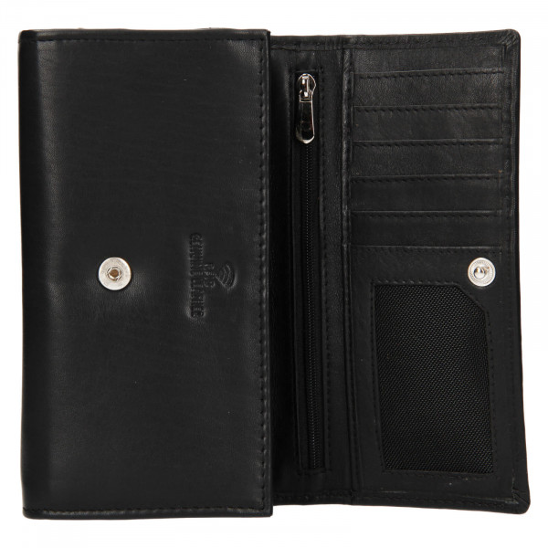 Dámská kožená peněženka SendiDesign Expeta - černá