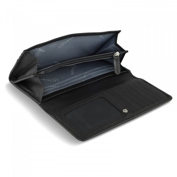 Dámská kožená peněženka Bugatti Siala - černá