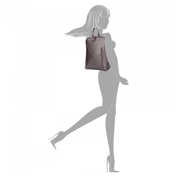 Trendy dámský batoh Enrico Benetti Ženev - stříbrná