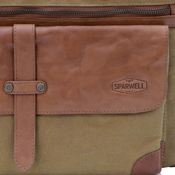 Pánská taška na notebook Sparwell Bredly - béžovo-hnědá