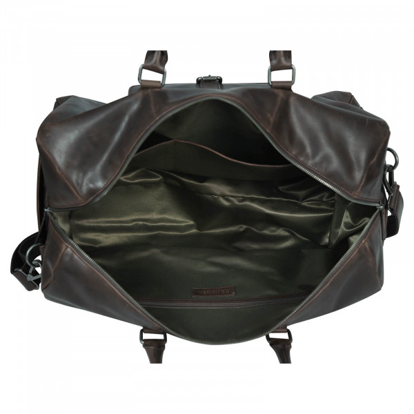 Pánská kožená cestovní taška Sparwell Ariss - černá