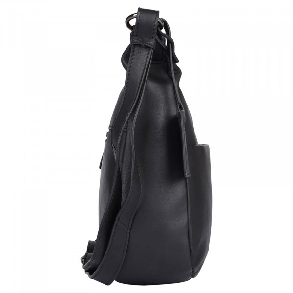 Dámská kožená kabelka Sparwell Tersa - černá