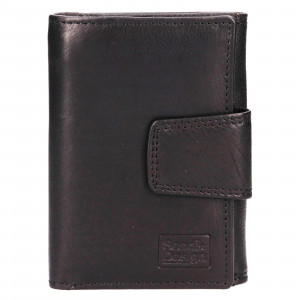 Pánská kožená peněženka SendiDesign Trej - černá