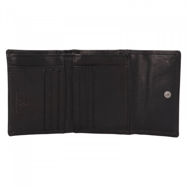 Dámská kožená peněženka SendiDesign Maroce - černá