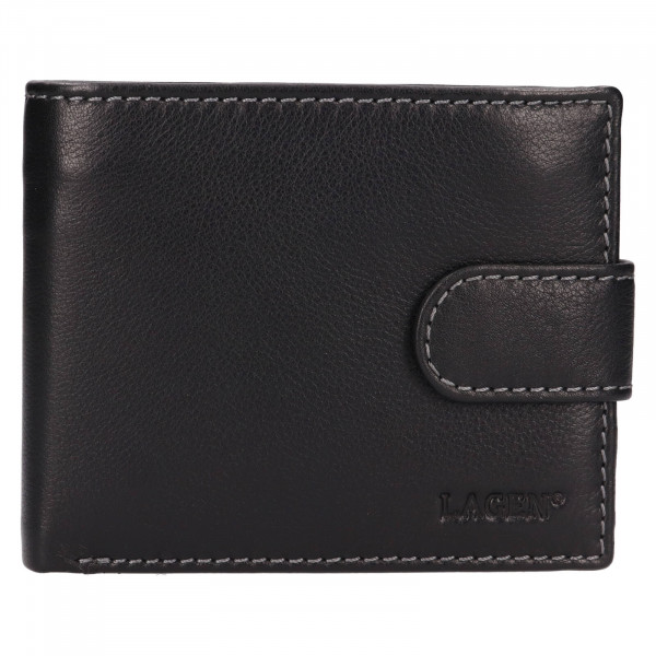 Pánská kožená peněženka Lagen Denny - černá