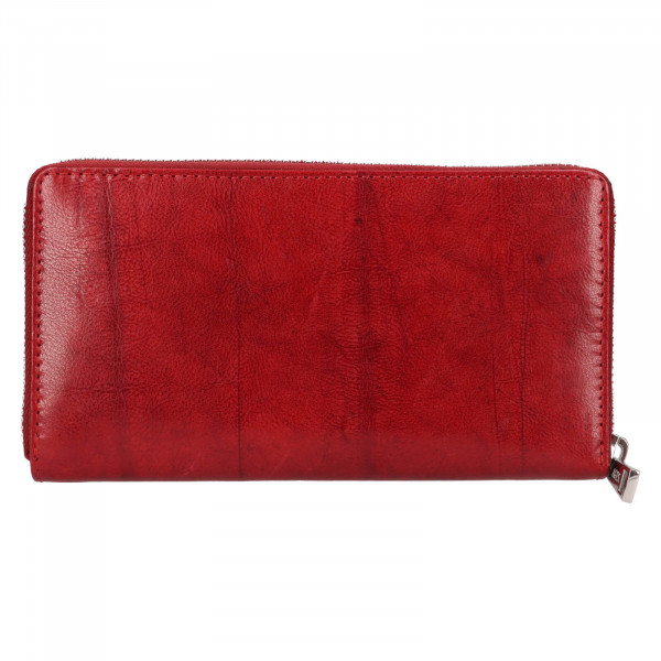 Dámská kožená peněženka Lagen Ajlic - tmavě červená
