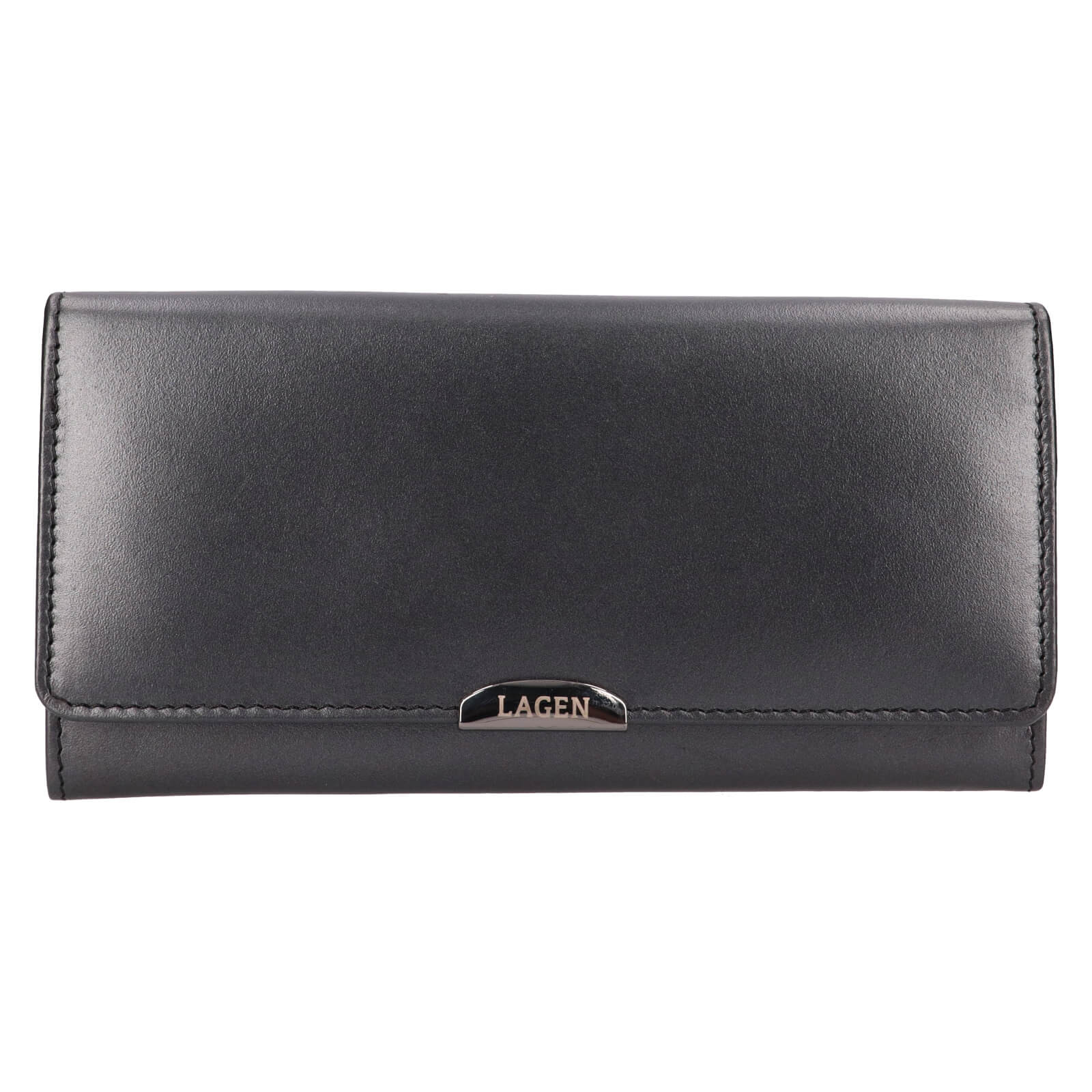 Malá dámská kožená peněženka Lagen Silesis - černá