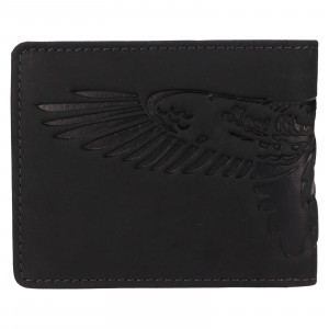 Pánská kožená peněženka Lagen Egell - černá