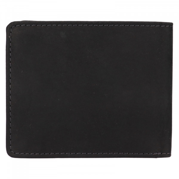 Pánská kožená peněženka Lagen Beer - černá