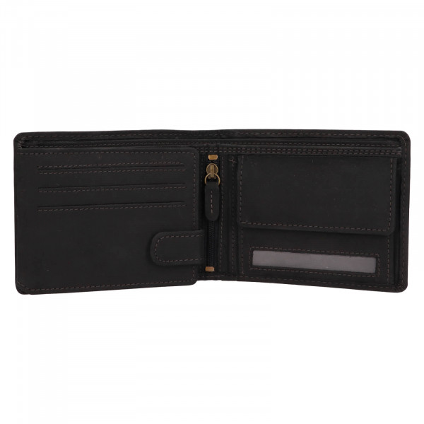 Pánská kožená peněženka Lagen Kalles - černá