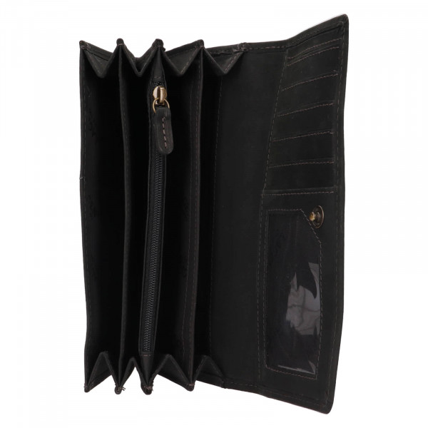 Dámská kožená peněženka Lagen Tilana - černá