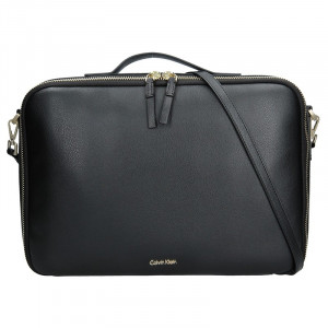 Dámská taška na notebook Calvin Klein Aurora - černá