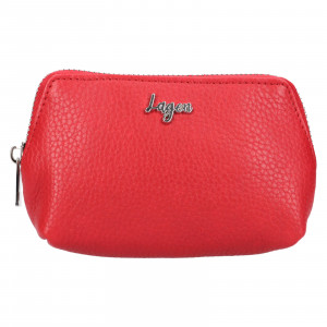 Dámská kožená peněženka s klíčenkou Lagen Laura - červená