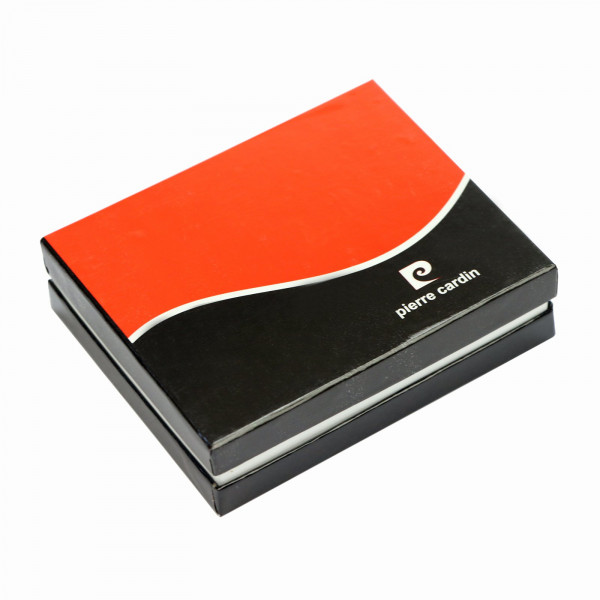 Pánská kožená peněženka Pierre Cardin Sabien - černo-červená