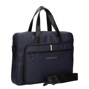 Pánská taška na notebook Tommy Hilfiger Delino - tmavě modrá