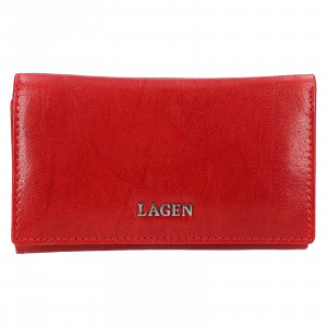 Dámská kožená peněženka Lagen Kajte - červená