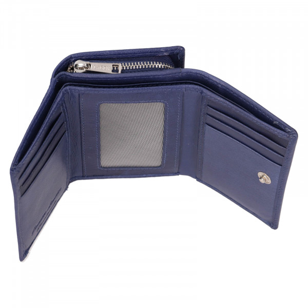 Dámská kožená peněženka Lagen Hebbe - modrá