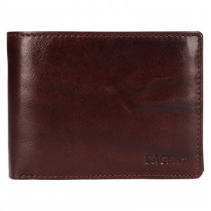 Pánská kožená peněženka Lagen Murel - hnědá